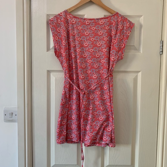 Pachamama Womens Top Size 2 Short Sleeve Tie Back UK 10 Summer Boho Holiday - Picture 6 of 8